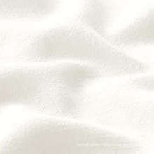 Fireproof White Viscose Linen Fabric for Dresses